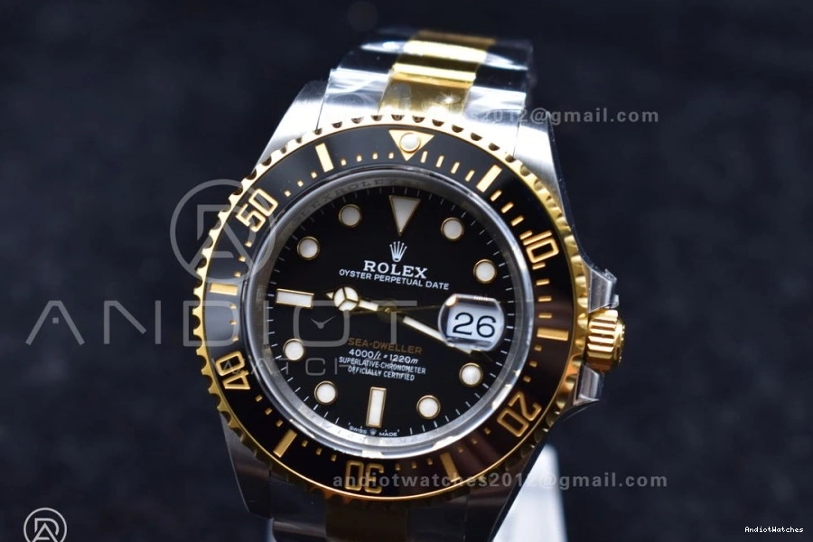 YG SS Sea-Dweller 126603 VSF Edition Dial SS Tone YG 1073 SmartChoice on Best Bracelet Black VS Two 0204